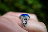 Bague Lapis Lazuli en forme de diamant
