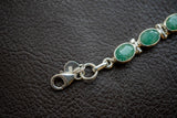 Bracelet avec émeraudes de l'inde