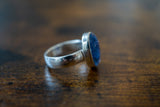 Bague en argent 925 avec tanzanite ovale – éclat rare et raffiné