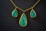 Collier avec Chrysoprase
