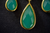 Collier avec Chrysoprase
