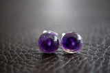 Ohrstecker mit Amethysten