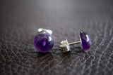 Ohrstecker mit Amethysten
