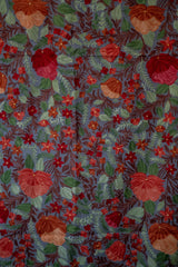 Bestickter Wollschal „Ari-Arbeit“