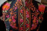 Embroidered silk jacket