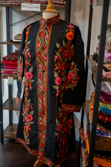 Veste en soie brodée