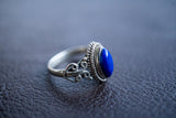Bague Lapis Lazuli en forme de diamant