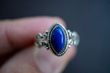 Bague Lapis Lazuli en forme de diamant