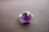 Bague Élégante en Améthyste