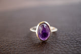 Bague Élégante avec Améthyste
