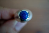 Chevalière en argent 925 avec lapis-lazuli