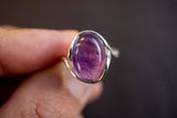 Bague avec Améthyste Naturelle