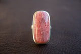 Bague en Argent 925 avec Rhodochrosite
