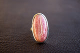 Bague en Argent 925 avec Rhodochrosite