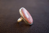 Bague en Argent 925 avec Rhodochrosite