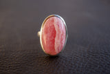 Bague en Argent 925 avec Rhodochrosite