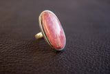 Bague en Argent 925 avec Rhodochrosite