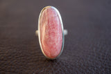 Bague en Argent 925 avec Rhodochrosite