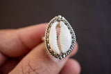 Bague en Argent 925 avec Coquillage