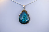 Pendentif en Labradorite en Forme de Goutte
