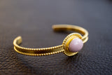 Bracelet avec opale rose