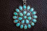 Pendentif en argent 925 avec pierre de turquoise