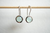 Boucles d'oreilles en agate et argent 925