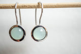 Boucles d'oreilles en agate et argent 925
