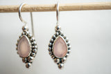 Boucles d'oreilles en agate et argent 925