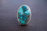 Bague avec turquoise en argent 925
