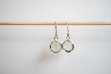 Boucles d'oreilles en cristal de roche et argent 925