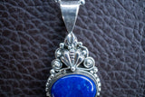 Pendentif avec lapis lazuli en forme indien