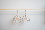 Boucles d'oreilles en agates et argent 925