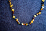 Collier pour Bébé en Ambres Multicolores