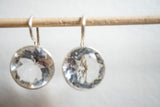 Boucles d'oreilles avec cristal de roche