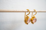 Boucles d’oreilles avec Agates et argent 925 vermeil