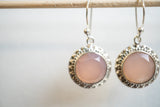 Boucles d'oreilles en agate et argent 925