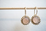 Boucles d'oreilles en agate et argent 925