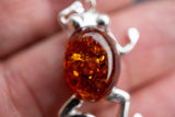 Pendentif en argent 925 en forme de grenouille – Élégance ludique