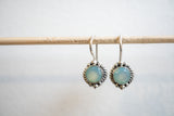 Boucles d'oreilles en agate et argent 925