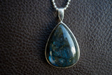 Pendentif en Labradorite en Forme de Goutte