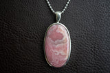 Pendentif en Argent 925 et Rhodochrosite