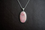 Pendentif en Argent 925 et Rhodochrosite