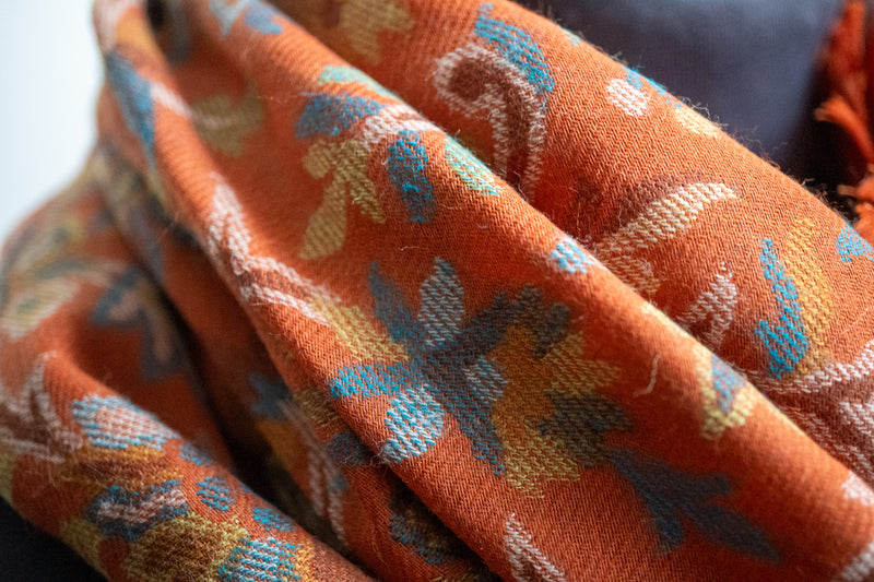 Handcrafted Kani Pashmina – Traditional patterns and refined weaving