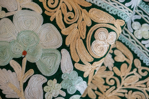 Châle en Laine Brodé « Ari work »