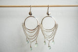 Boucles d'oreilles en agate et argent 925