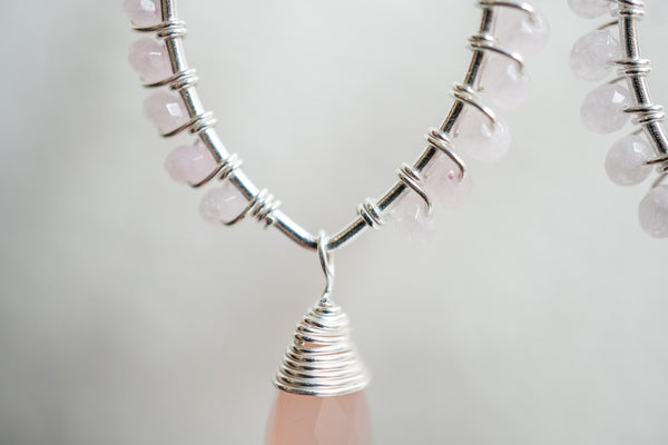 Boucles d'oreilles en agate et argent 925