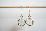 Boucles d'oreilles en cristal de roche et argent 925