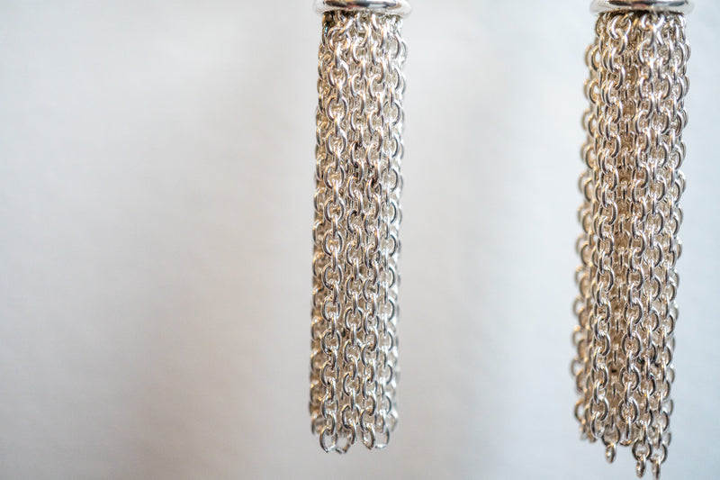 Boucles d'oreilles en agates et argent 925