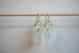 Boucles d'oreilles en agates et argent 925